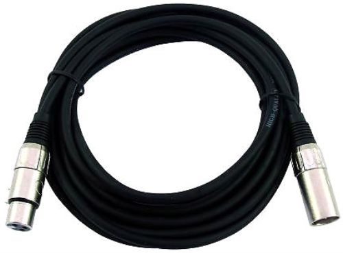 OMNITRONIC XLR Kabel 3pol 0,5m sw
