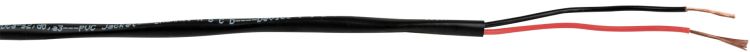 DAP-Audio SPC-225-DCA-s2-d0-a3 - CPR Speaker Cable EN 50575 - 2x 2,5 mm²- 300 m - schwarz