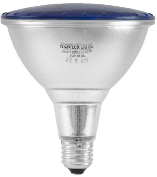 OMNILUX PAR-38 230V SMD 15W E-27 LED blau