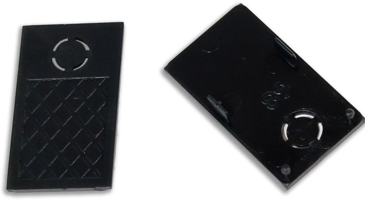 ISOLED Track48 Endkappe für Aufbauschiene, schwarz, 2 Stück