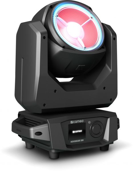 Cameo MOVO BEAM 200 - Beam Moving Head mit LED-Ring und Endlos-Drehung