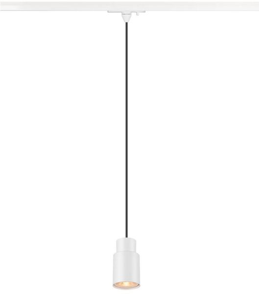 SLV PURI 2.0 Tube, 1~ Pendelleuchte, GU10, Pendellänge 200cm, 1x max. 6W, weiß -B-Stock-