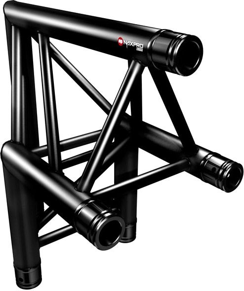Naxpro-Truss FD 33 C24 90° 2 Weg Winkel
RAL9005 - Schwarz - Seidenmatt