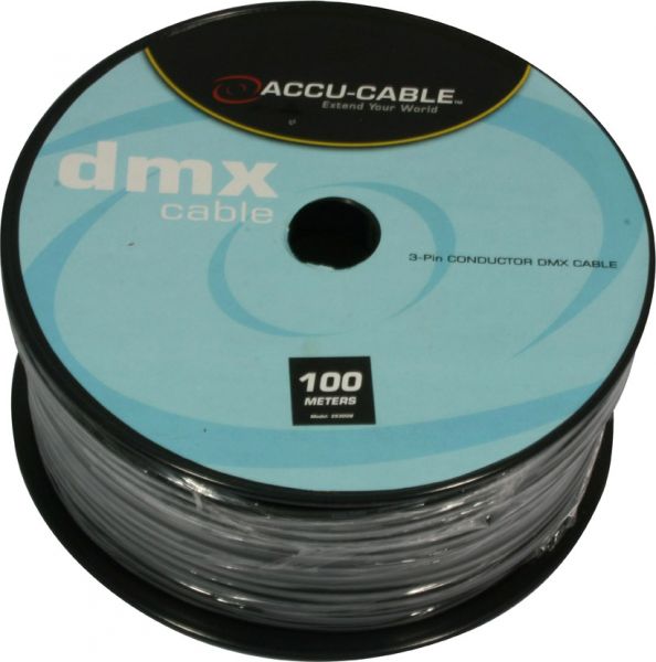 Accu-Cable AC-DMX3/100R DMX cable, 3pin, 100m