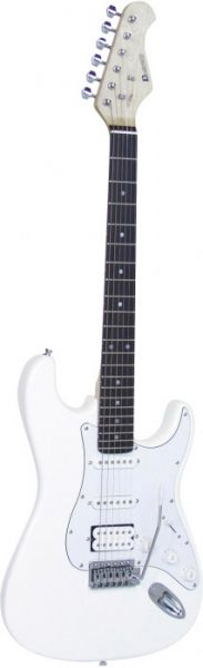 DIMAVERY ST-312 E-Gitarre, weiß