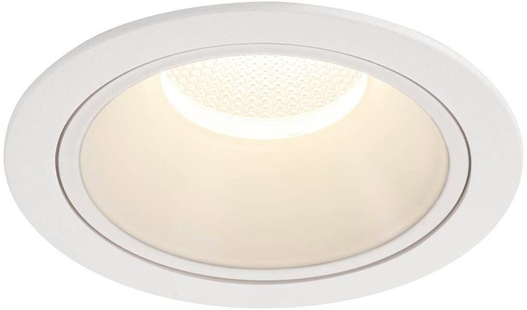 SLV NUMINOS® XL, Deckeneinbauleuchte, 4000 K, 20°, IP20, rund, weiß