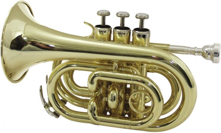 DIMAVERY TP-300 B-Pocket-Trompete, gold