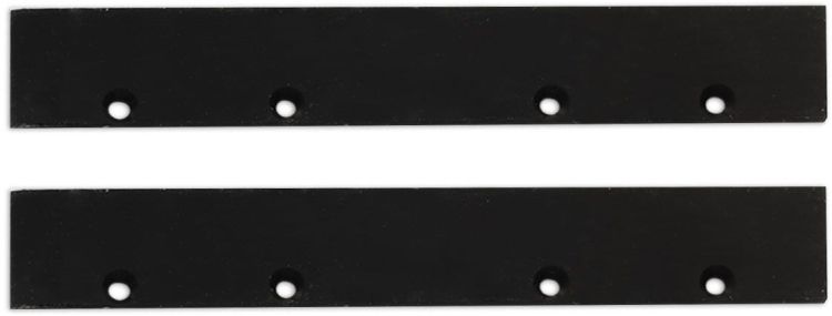 ISOLED Endkappe Alu EC128 für Curtain10 DOUBLE, 2 Stück, schwarz