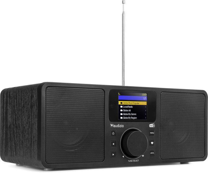 Audizio Rom WIFI Internet Stereo DAB+ Radio Schwarz -B-Stock-