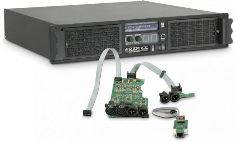 Ram Audio W6000DSPE PA Endstufe 2 x 3025 W 2 Ohm inkl. DSP + Ethernet
