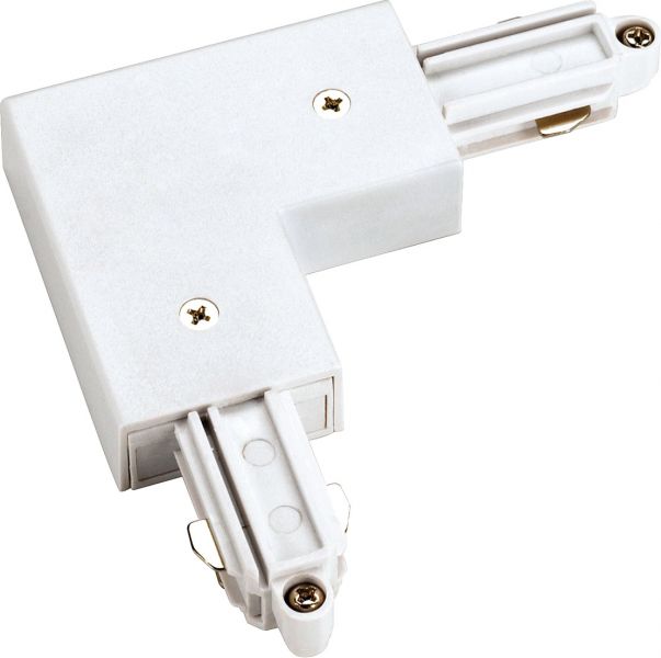 SLV Eckverbinder für 1-Phasen HV-Stromschiene, Schutzleiter außen