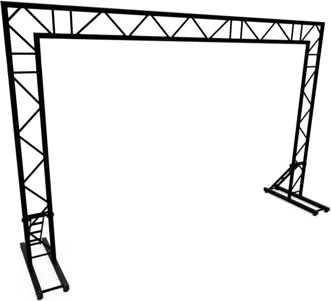 Naxpro-Truss FD32H Traversen Torbogen schwarz 4,00 x 2,57 m (BxH)