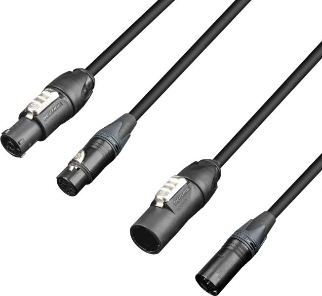 Adam Hall Cables 8101 PSDP5 0500 N - DMX- & Netzkabel Neutrik ® powerCON TRUE1 TOP & Neutrik ®