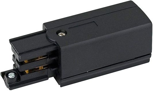 Right Feed-in Connector  Black (RAL9004)