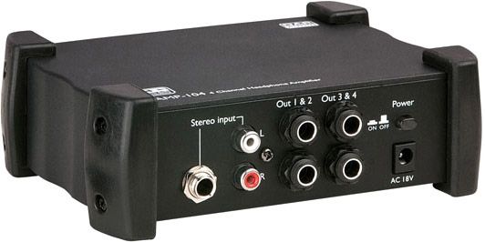 DAP-Audio AMP-104 4 Channel Headphone Amplifier