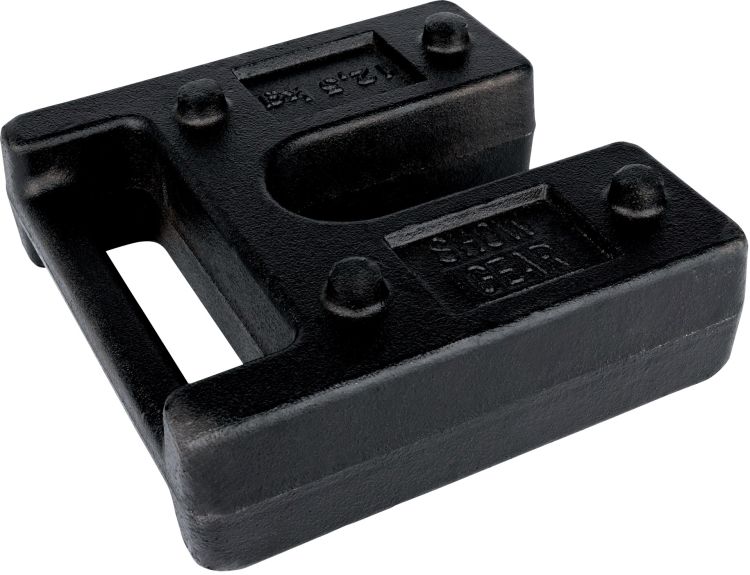SHOWGEAR Bühnengewicht 12,5 kg Schwarz