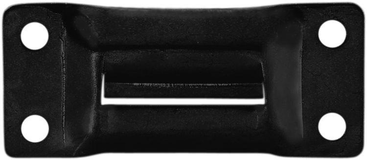 Adam Hall Hardware 1630 KEEP BLK - Aufbauschließe für 17302 BLK, Stahl, schwarz galvanisiert
