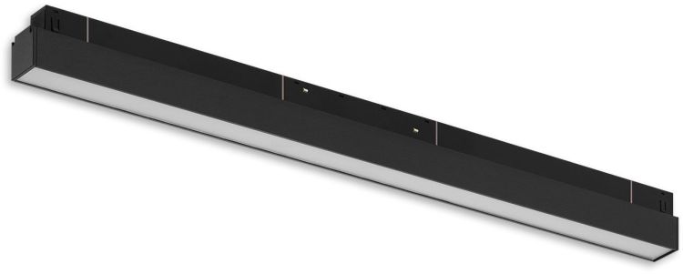 ISOLED Track48 Linearleuchte 60cm schwarz, 20W, 120°, 48V DC, 3000K, CRI90