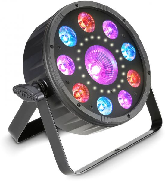 Cameo FLAT MOON 3-in-1 PAR-Scheinwerfer mit RGB+UV LEDs und Stroboskop