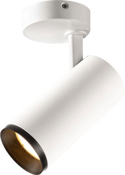 SLV NUMINOS® SPOT PHASE M, Indoor LED Deckenaufbauleuchte weiß/schwarz 2700K 36°