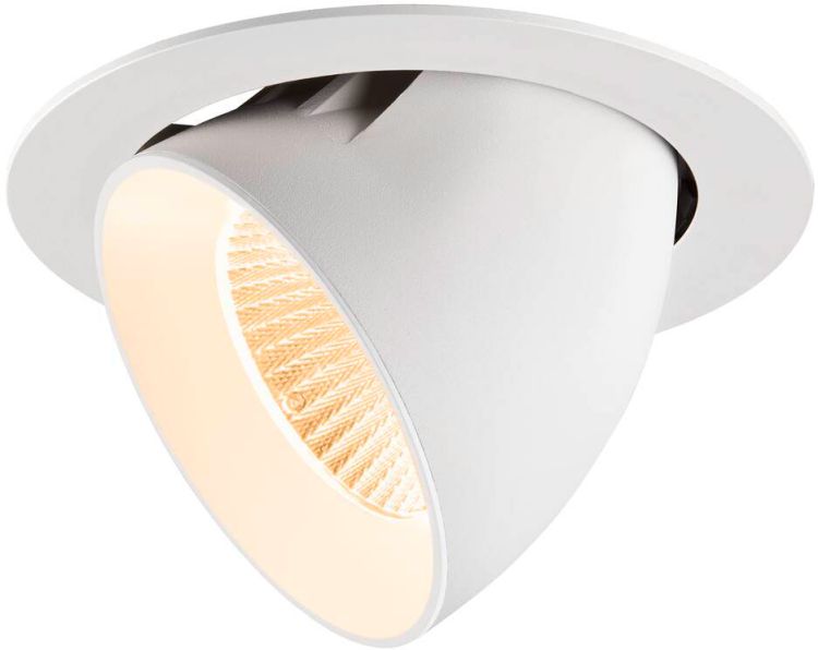 SLV NUMINOS® GIMBLE XL, Deckeneinbauleuchte,, 2700 K, 20°, weiß