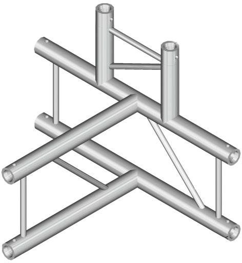 ALUTRUSS BILOCK E-GL22 T42-V 4-Wege-Ecke 90°