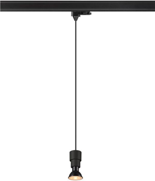 SLV PURI 2.0 Basic, 3~ Pendelleuchte, GU10, Pendellänge 200cm, 1x max. 6W, schwarz -B-Stock-