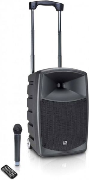 LD Systems ROADBUDDY 10 Akkubetriebener Bluetooth-Lautsprecher mit Mixer