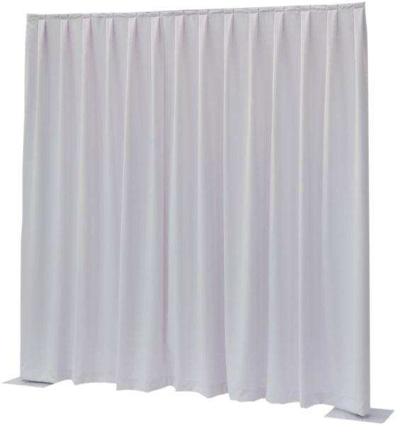 P&D curtain - Medium Gloss Satin<br /> Pleated, 300(w) x 400(h)c