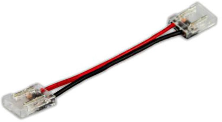 ISOLED Clip-Verbinder mit Kabel Universal (max. 5A) für alle 2-pol. IP20 Flexstripes mit Breite