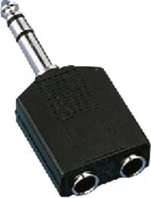 MONACOR NTA-198 Y-Adapter 6,3/6,3 Stereo