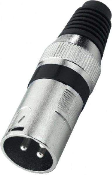 MONACOR XLR-207P/SW XLR-Stecker