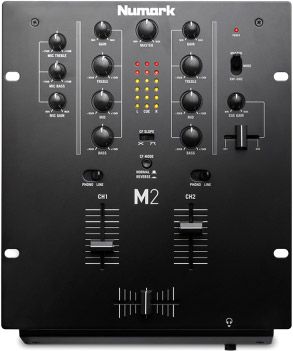 Numark M2 Black 2-Channel Scratch Mixer