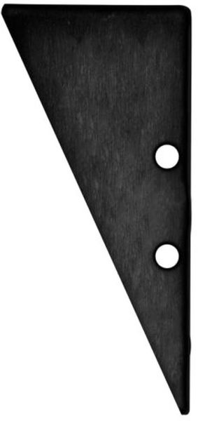 ISOLED Endkappe EC91 Aluminium schwarz RAL 9005 für Profil HIDE TRIANGLE inkl. Schrauben