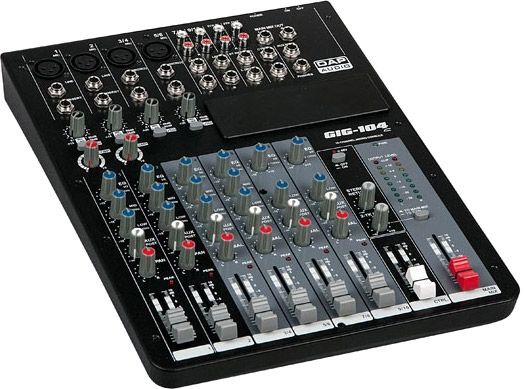 DAP-Audio GIG-104C 10 Channel live mixer incl. dynamics