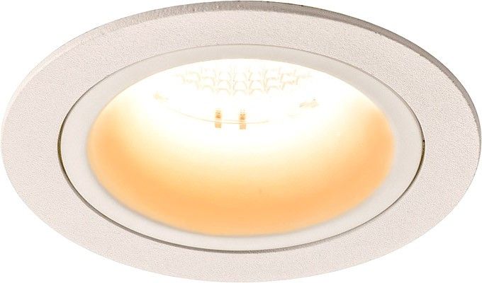 SLV NUMINOS® DL M, Indoor, luminaria empotrada de techo led blanco/blanco 2700 K 20° con