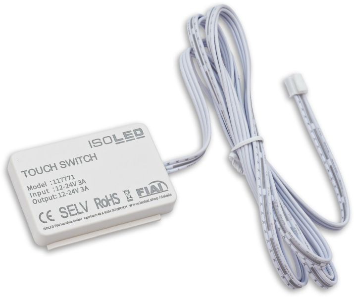ISOLED MiniAMP kapazitiver Touch-SENSOR mit Dimmfunktion (durch 2cm Holz) - für Masterport