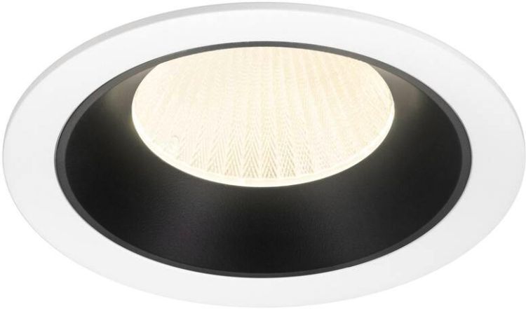 SLV NUMINOS® XL, Deckeneinbauleuchte weiß/schwarz 4000 K 20°