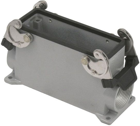Chassis Closed Bottom with Clips PG29 Grey, 24/108 Pole