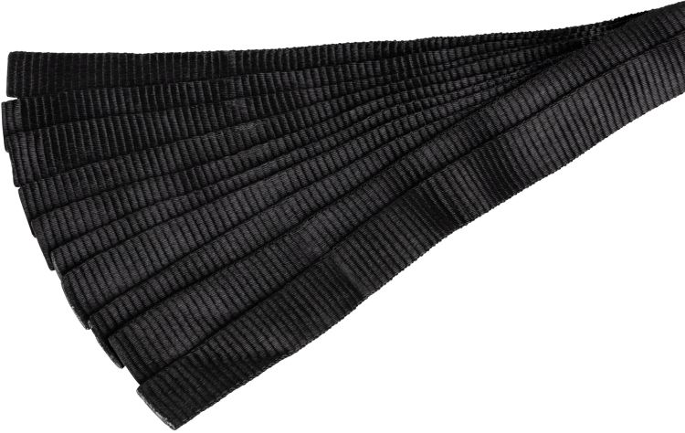 WENTEX Krawattenband für Kulissen 10 Stück – schwarz
