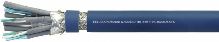 HELUKABEL Audiokabel 8x2x0,25 AES/EBU 100m