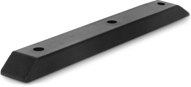 Adam Hall Hardware 49630 - Kufe aus schwarzem Kunststoff, 30 cm