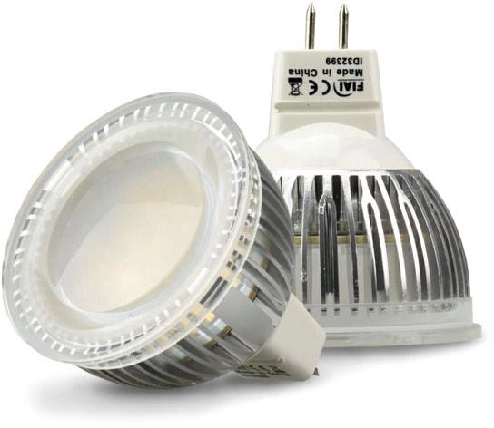 ISOLED MR16 LED Strahler 6W Glas diffuse, 120°, warmweiß
