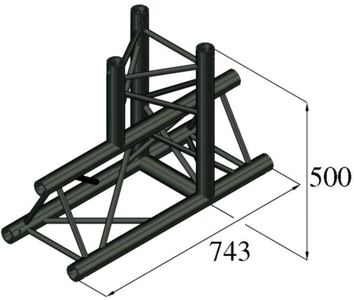 ALUTRUSS TRILOCK S-PAT-37 3-Weg-T-Stück