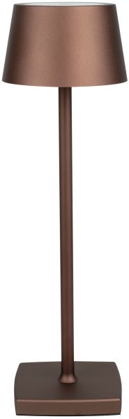 Showtec EventLITE Table-WW Kompakte 3,5 W IP54-Batterie Lampe mit Touch-Dimmer - bronze