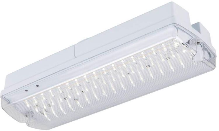 SLV P-LIGHT, Wand- und Deckenaufbauleuchte, rechteckig, 6000K, 5.2 W, weiß / transparent