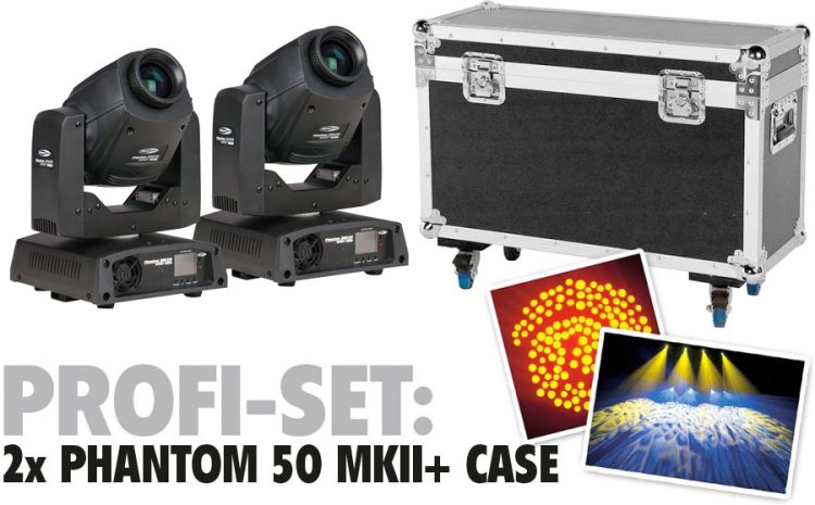 Showtec Phantom 50 MKII Profi-Set -B-Stock-