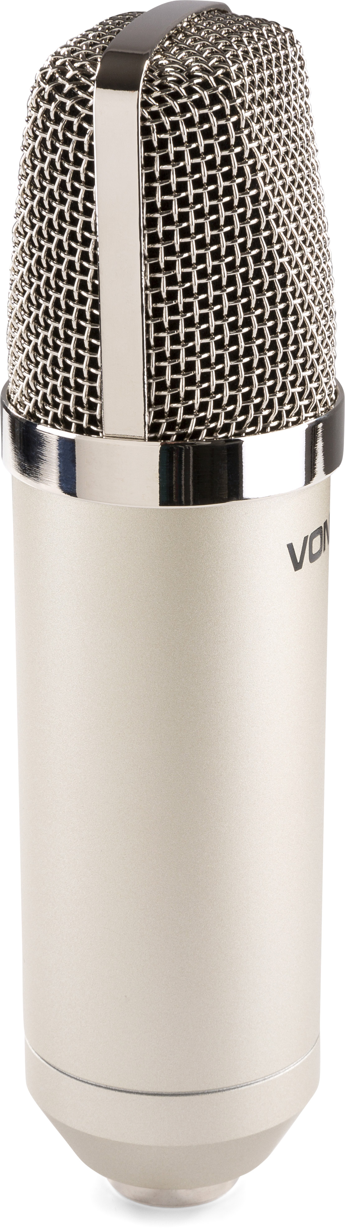 VONYX CM400 Microphone à Condensateur Noir et Or - Microphone de Studio,  Grand Diaphragme, pour Chant et Instruments, Faible Distorsion, SPL Élevé