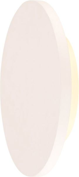 SLV PLASTRA Wandleuchte, LED, 3000K, rund, weißer Gips, Ø 26 cm