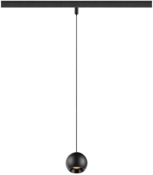 SLV LIGHT EYE® 2.0, 48V Pendelleuchte, DALI, Pendellänge 200 cm, 3000K, 30°, schwarz